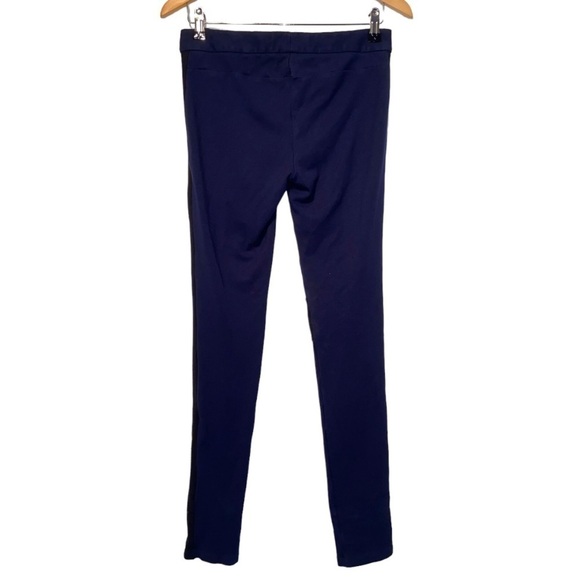 THEORY Rosamon Classical Skinny Stretch Riding Pant Navy with Black Accent 4 - Picture 4 of 11